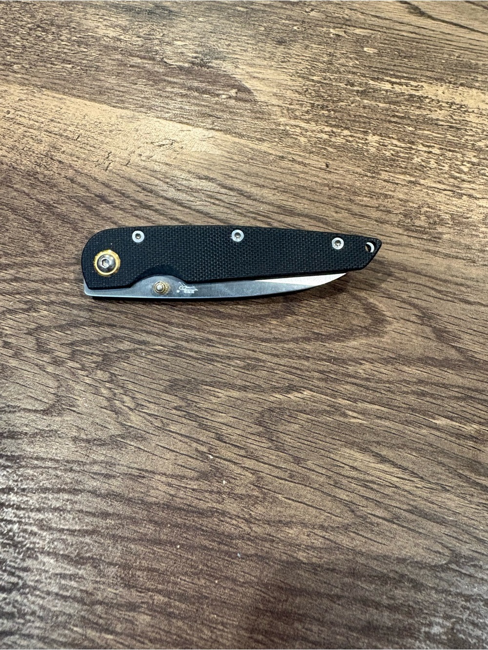 Sanrenmu Black mini Folding Pocket Knife
